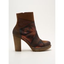 PAPRIKA - Bottines/Boots marron en cuir - Femme - Taille 36 - Modz