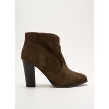 ALIWELL - Bottines/Boots vert en cuir - Femme - Taille 38 - Modz