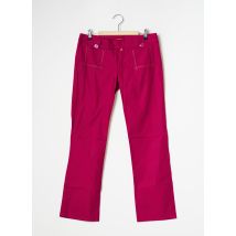 BE YOU K - Pantalon droit violet en coton - Femme - Taille 36 - Modz