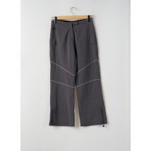 KANA BEACH - Pantalon droit gris en polyester - Femme - Taille 38 - Modz