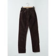 REDWOOD - Jeans coupe slim marron en coton - Femme - Taille W25 - Modz