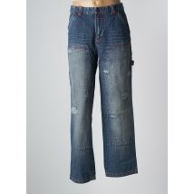 TWO ANGLE - Jeans coupe droite bleu en coton - Femme - Taille 38 - Modz