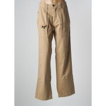 WEARFIRST - Pantalon droit beige en coton - Femme - Taille W28 - Modz
