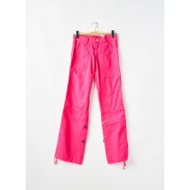 PHARD - Pantalon droit rose en coton - Femme - Taille W25 - Modz
