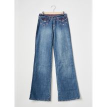 LA BRIGADA INTERNACIONAL - Jeans coupe droite bleu en coton - Femme - Taille 38 - Modz
