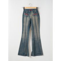 TEDDY SMITH - Jeans bootcut bleu en coton - Femme - Taille W25 - Modz
