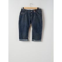 TEDDY SMITH - Pantacourt bleu en coton - Femme - Taille W25 - Modz