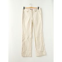 ESPRIT - Pantalon chino beige en coton - Femme - Taille 40 - Modz