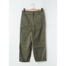 CHEYENNE - Pantacourt vert en coton - Femme - Taille 38 - Modz