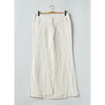 CHILLI PEPPER - Pantalon large beige en lin - Femme - Taille 40 - Modz