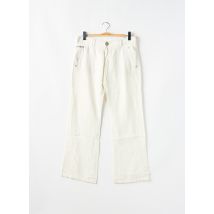 MOGUL - Pantalon droit beige en lin - Femme - Taille W30 - Modz