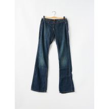 MELTIN'POT - Jeans coupe droite bleu en coton - Femme - Taille W26 - Modz