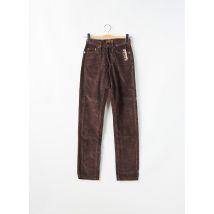 REDWOOD - Jeans coupe slim marron en coton - Femme - Taille W26 - Modz
