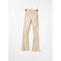 SCHOOL RAG - Jean coupe flare beige en coton - Femme - Taille W31 - Modz