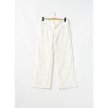 2 TWO - Pantalon droit beige en coton - Femme - Taille 40 - Modz