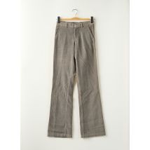 FREEMAN T.PORTER - Pantalon flare gris en coton - Femme - Taille W25 - Modz