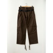 TORN - Pantalon cargo marron en coton - Femme - Taille 40 - Modz