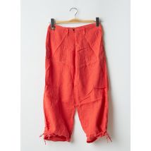 LOIS - Pantacourt rouge en lin - Femme - Taille 34 - Modz