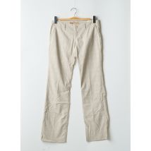 MOGUL - Pantalon chino beige en polyester - Femme - Taille W28 - Modz