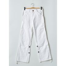 PHARD - Pantalon large blanc en coton - Femme - Taille W27 - Modz