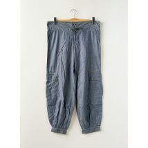 LA BRIGADA INTERNACIONAL - Pantalon large bleu en coton - Femme - Taille 40 - Modz