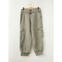 LA BRIGADA INTERNACIONAL - Pantalon droit vert en coton - Femme - Taille 38 - Modz