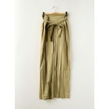 LADY SOUL - Pantalon droit vert en coton - Femme - Taille 40 - Modz
