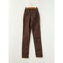CINNAMON - Jeans coupe slim marron en coton - Femme - Taille W27 - Modz