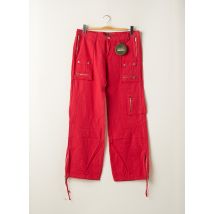 RWD - Pantalon droit rouge en coton - Femme - Taille W33 - Modz