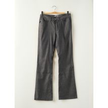 TEDDY SMITH - Pantalon flare gris en polyester - Femme - Taille W33 - Modz