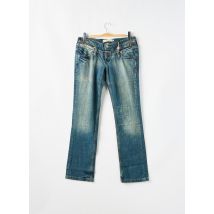 SCHOOL RAG - Jeans coupe droite bleu en coton - Femme - Taille W32 - Modz