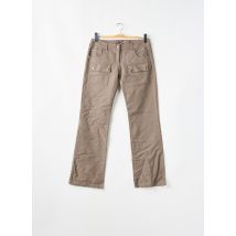 SESSUN - Pantalon droit marron en coton - Femme - Taille TU - Modz
