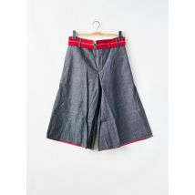 SESSUN - Pantacourt bleu en coton - Femme - Taille 42 - Modz