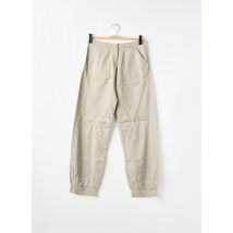 SESSUN - Pantalon droit gris en coton - Femme - Taille 38 - Modz