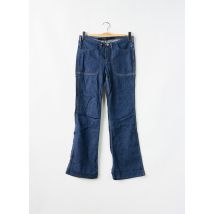 TEDDY SMITH - Jeans coupe droite bleu en coton - Femme - Taille W27 - Modz