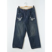LE TEMPS DES CERISES - Jeans coupe droite bleu en coton - Femme - Taille 40 - Modz