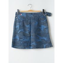 KANA BEACH - Jupe courte bleu en coton - Femme - Taille 38 - Modz