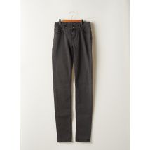SCHOOL RAG - Jeans coupe slim gris en coton - Femme - Taille TU - Modz