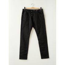 PLEASE - Pantalon 7/8 noir en coton - Femme - Taille 40 - Modz