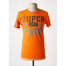 SUPERDRY - T-shirt orange en coton - Homme - Taille S - Modz