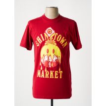 CHINATOWN MARKET - T-shirt rouge en coton - Homme - Taille S - Modz