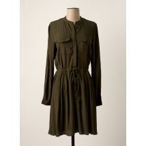 GRACE & MILA - Robe mi-longue vert en viscose - Femme - Taille 36 - Modz
