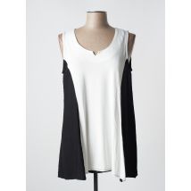 POISSONS BLANCS - Top noir en lin - Femme - Taille 44 - Modz