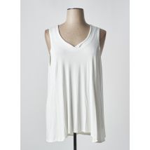 POISSONS BLANCS - Débardeur blanc en polyester - Femme - Taille 56 - Modz