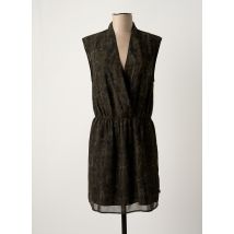 LE TEMPS DES COULEURS - Robe courte vert en alpaga - Femme - Taille 38 - Modz