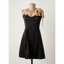 COP COPINE - Robe courte noir en coton - Femme - Taille 38 - Modz