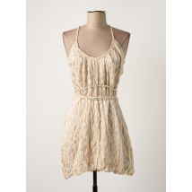 CHILLI COUTURE - Tunique manches longues beige en viscose - Femme - Taille 40 - Modz