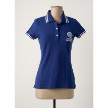 FRANKLIN MARSHALL - Polo bleu en coton - Femme - Taille 36 - Modz