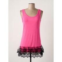 MOLLY BRACKEN - Tunique sans manche rose en coton - Femme - Taille TU - Modz