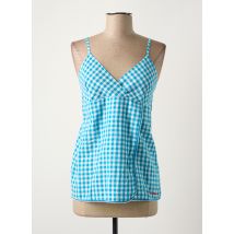 LITTLE MARCEL - Top bleu en coton - Femme - Taille 38 - Modz